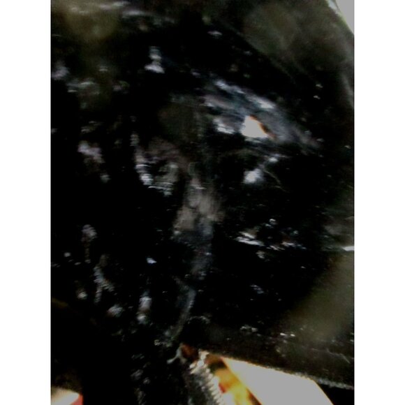 Vintage Women's Dress 6 1960's Crushed Velvet Sheer Sleeve Mod Funeral Veruca S - Picture 13 of 16